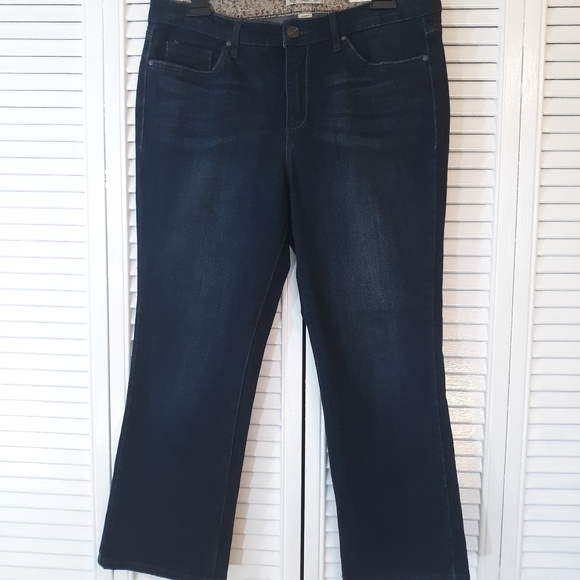 Vintage America crop flare Jean's sz 10 *L - Picture 1 of 5